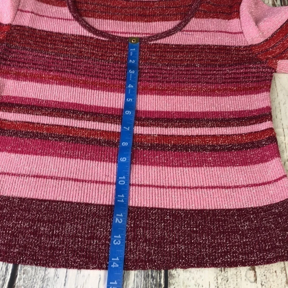 Cristina Mazzonett Knit Top Made in Italy Sz M